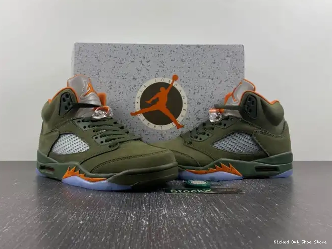 Kicked Out Shoe Store 5 Air Olive Jordan DD0587-308 0513